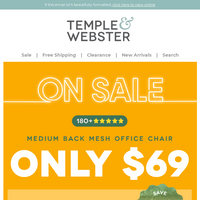 Temple & Webster email thumbnail