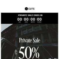 Cuts Clothing email thumbnail