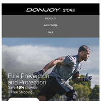 DonJoy email thumbnail