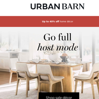 Urban Barn email thumbnail