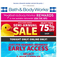 Bath and Body Works email thumbnail