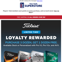 PGA TOUR Superstore email thumbnail