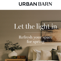 Urban Barn email thumbnail