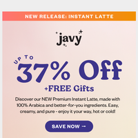 Javy Coffee email thumbnail