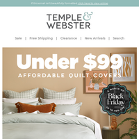 Temple & Webster email thumbnail