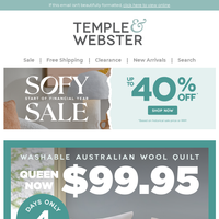 Temple & Webster email thumbnail