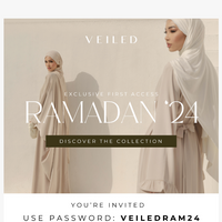 Veiled Collection email thumbnail