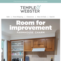 Temple & Webster email thumbnail