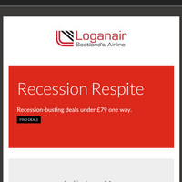 Loganair email thumbnail