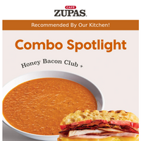 Cafe Zupas email thumbnail