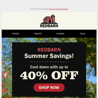 Redbarn Pet Products email thumbnail