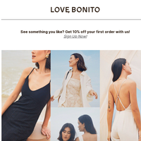 Love Bonito email thumbnail