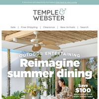 Temple & Webster email thumbnail