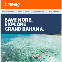 Sunwing Vacations email thumbnail