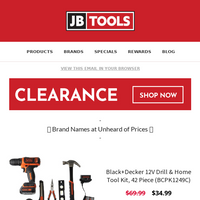 JB Tools email thumbnail