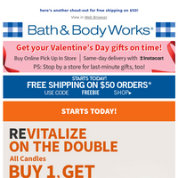 Bath and Body Works email thumbnail