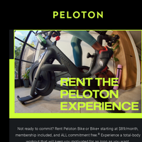 Peloton email thumbnail