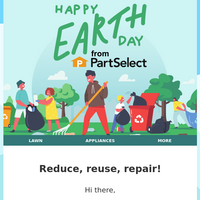 PartSelect.com email thumbnail