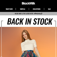 Black Milk Clothing email thumbnail