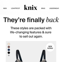 Knixwear Canada email thumbnail