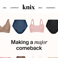 Knixwear Canada email thumbnail