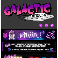 Galactic Snacks email thumbnail