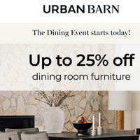 Urban Barn email thumbnail