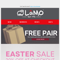 Lamo Footwear email thumbnail