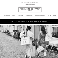 The White Company UK email thumbnail