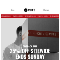 Cuts Clothing email thumbnail