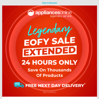 Appliances Online email thumbnail