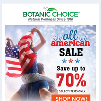 Botanic Choice email thumbnail