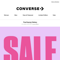 Converse Australia email thumbnail