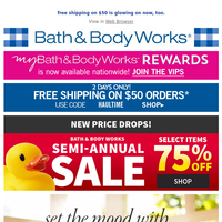 Bath and Body Works email thumbnail