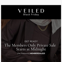 Veiled Collection email thumbnail