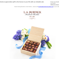 L.A. Burdick Chocolate email thumbnail