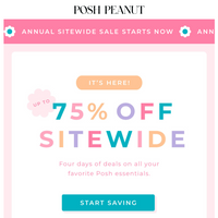 Posh Peanut email thumbnail