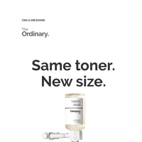 The Ordinary email thumbnail