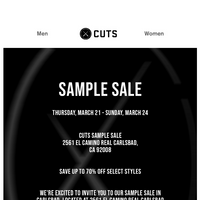 Cuts Clothing email thumbnail