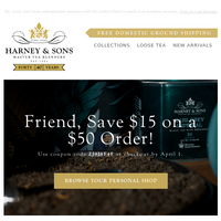 Harney & Sons Fine Teas email thumbnail