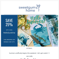 Sweetgum Home email thumbnail