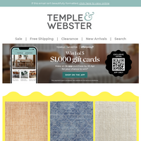 Temple & Webster email thumbnail