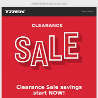 Trek Bicycle email thumbnail