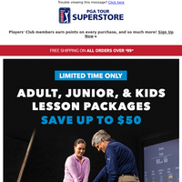 PGA TOUR Superstore email thumbnail