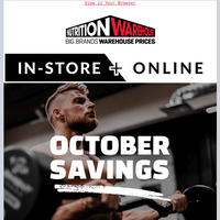 Nutrition Warehouse email thumbnail