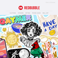 Redbubble email thumbnail