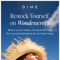 DIME Beauty email thumbnail