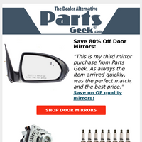 Parts Geek email thumbnail