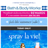 Bath and Body Works email thumbnail