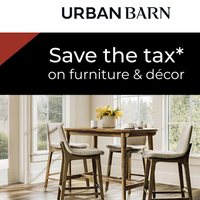 Urban Barn email thumbnail